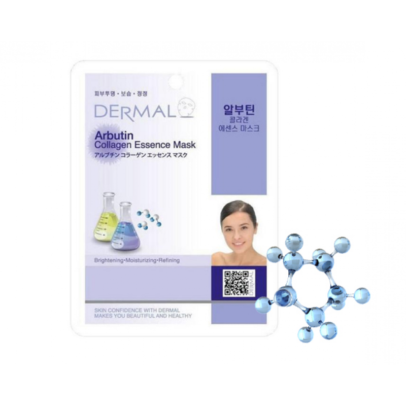 Dermal Arbutin Collagen Essence Mask. 004 Маска коллагеновая с арбутином Dermal 23мл 8809369850279. Dermal 004 косметическая маска с коллагеном и арбутином "арбутин" 23гр. Маска Dermal с коллагеном и гиалуроновой кислотой 23г Дермал.